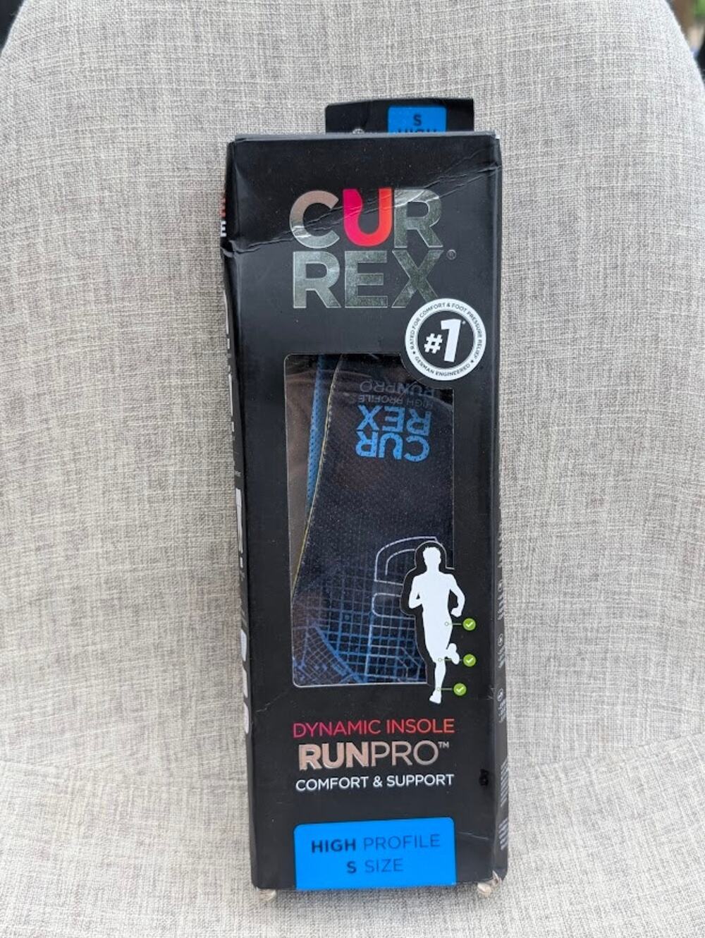 CURREX Dynamic Insole Runpro High Profile Small Mens 5-6.5/ Womens 6.5-8 NEW